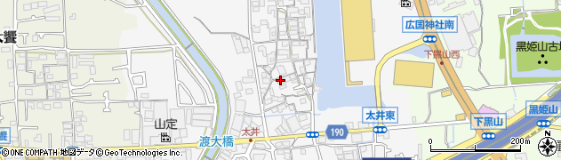 大阪府堺市美原区太井289周辺の地図