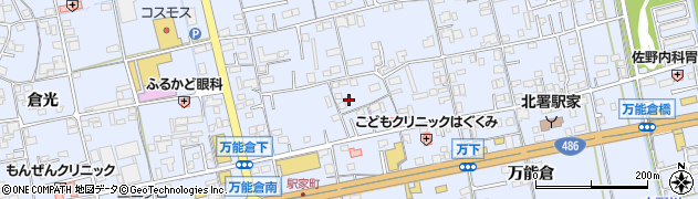 広島県福山市駅家町万能倉930周辺の地図