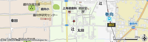奈良県桜井市太田153周辺の地図