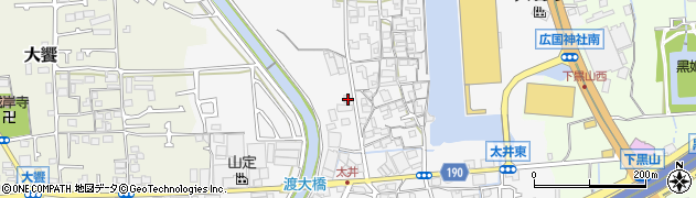 大阪府堺市美原区太井263周辺の地図
