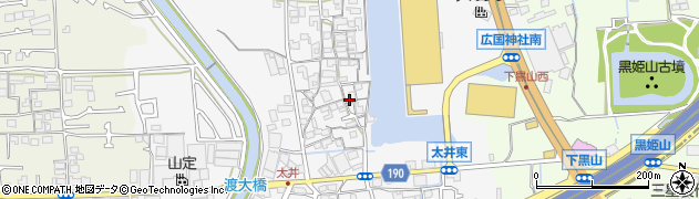 大阪府堺市美原区太井323周辺の地図