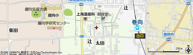 奈良県桜井市太田156周辺の地図