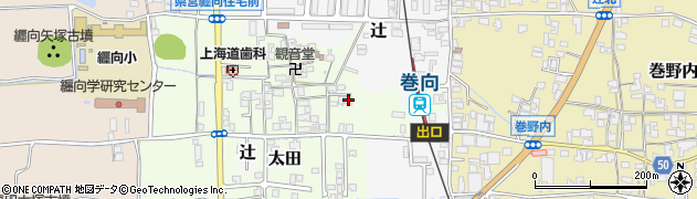 奈良県桜井市太田182周辺の地図