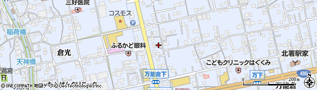 広島県福山市駅家町万能倉1254周辺の地図