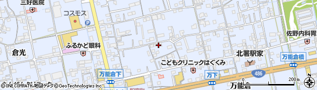広島県福山市駅家町万能倉931周辺の地図