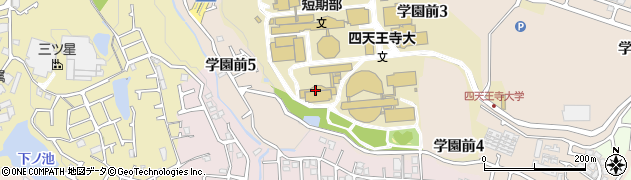 四天王寺大学　購買部周辺の地図