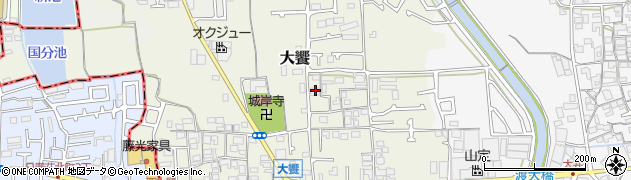 大阪府堺市美原区大饗213周辺の地図