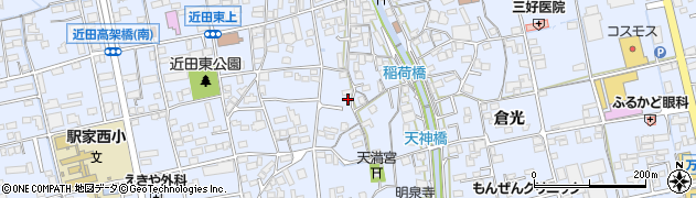 広島県福山市駅家町倉光628周辺の地図