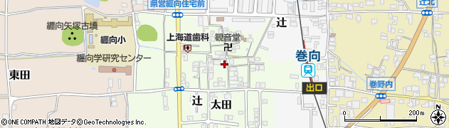奈良県桜井市太田160周辺の地図