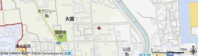大阪府堺市美原区大饗69周辺の地図