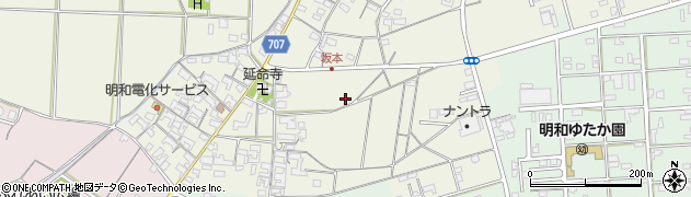 三重県明和町（多気郡）坂本周辺の地図