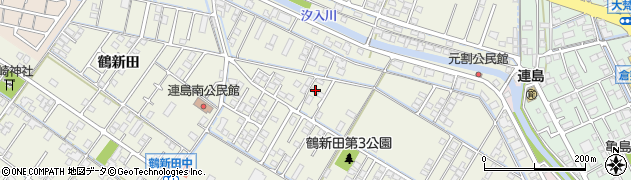 岡山県倉敷市連島町鶴新田1073周辺の地図