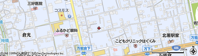 広島県福山市駅家町万能倉1089周辺の地図