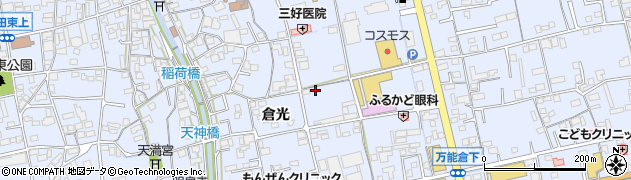 広島県福山市駅家町倉光124周辺の地図