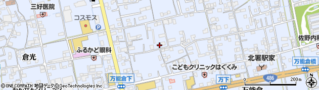 広島県福山市駅家町万能倉1100周辺の地図