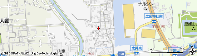 大阪府堺市美原区太井294周辺の地図