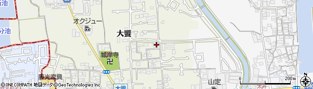 大阪府堺市美原区大饗200周辺の地図