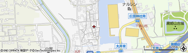 大阪府堺市美原区太井317周辺の地図