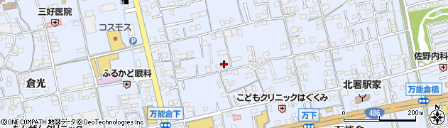 広島県福山市駅家町万能倉1098周辺の地図