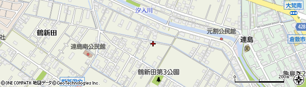 岡山県倉敷市連島町鶴新田1071-7周辺の地図