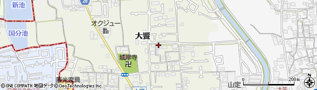 大阪府堺市美原区大饗211周辺の地図