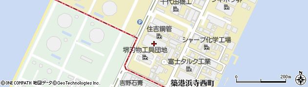 住吉鋼管株式会社　堺工場周辺の地図