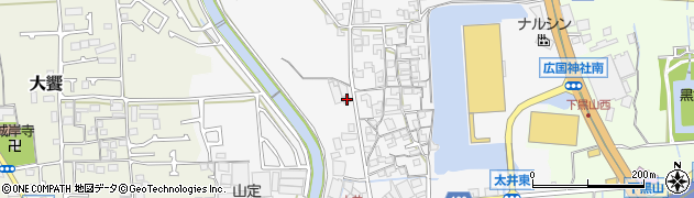 大阪府堺市美原区太井248周辺の地図