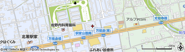 広島県福山市駅家町万能倉110周辺の地図