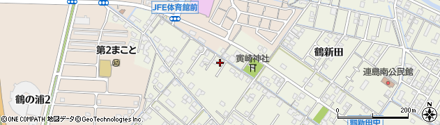 岡山県倉敷市連島町鶴新田671周辺の地図