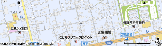 広島県福山市駅家町万能倉791周辺の地図