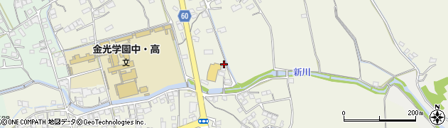 岡山県浅口市金光町占見新田1224周辺の地図
