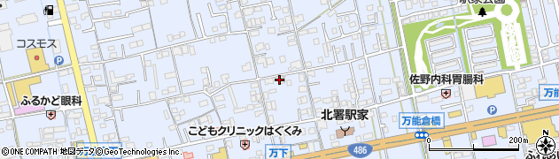 広島県福山市駅家町万能倉787周辺の地図