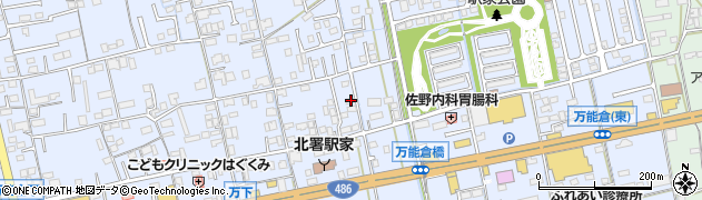 広島県福山市駅家町万能倉582周辺の地図