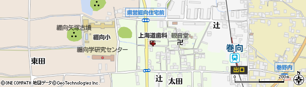 奈良県桜井市太田242周辺の地図