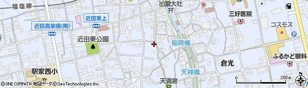 広島県福山市駅家町倉光629周辺の地図