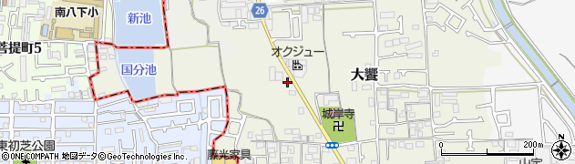 大阪府堺市美原区大饗271周辺の地図