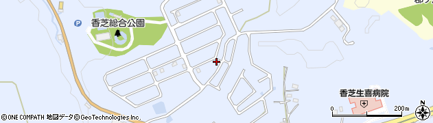 香芝モダニズムビレッジ周辺の地図