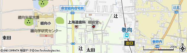 奈良県桜井市太田216周辺の地図