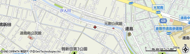 岡山県倉敷市連島町鶴新田3175周辺の地図