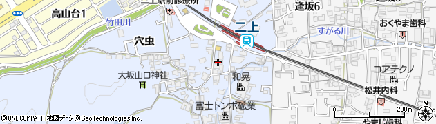 奈良県香芝市穴虫3周辺の地図