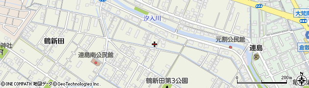 岡山県倉敷市連島町鶴新田1006周辺の地図