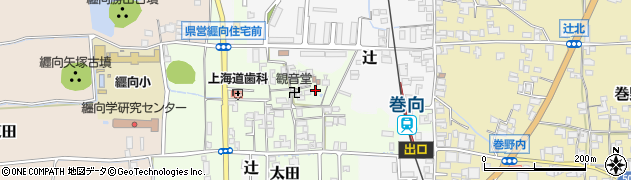 奈良県桜井市太田206周辺の地図