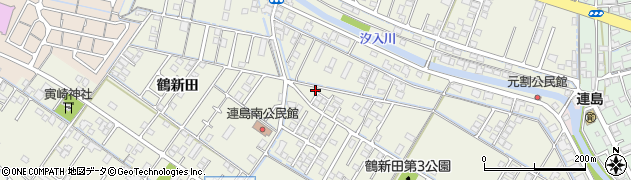 岡山県倉敷市連島町鶴新田1079周辺の地図