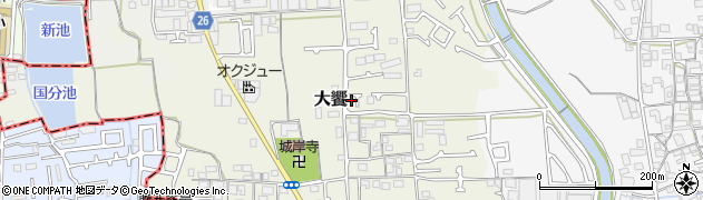 大阪府堺市美原区大饗57-28周辺の地図