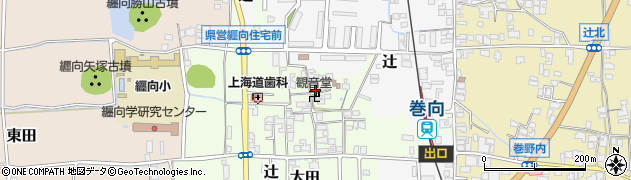 奈良県桜井市太田217周辺の地図