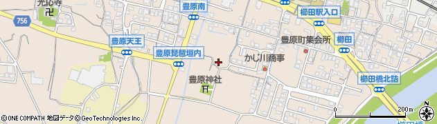 三重県松阪市豊原町周辺の地図
