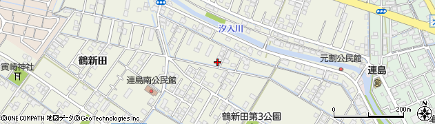 岡山県倉敷市連島町鶴新田1004-4周辺の地図