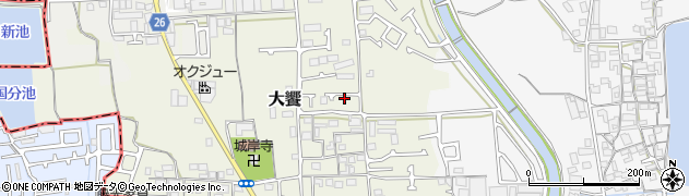 大阪府堺市美原区大饗59周辺の地図