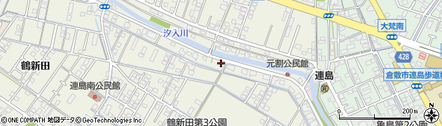 岡山県倉敷市連島町鶴新田3178周辺の地図