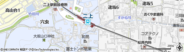 奈良県香芝市穴虫27周辺の地図